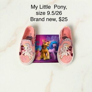 My Little Pony Pink Slip-On Shoes